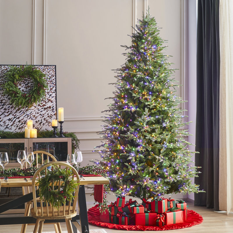 The Holiday Aisle® Leilonie Pre-Lit Green Full Fir Artificial